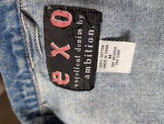 Exo Denim Jacket - Classic Blue Cotton Button-Front - Image 6