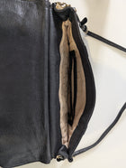 Oroton Leather Handbag Black Classic Crossbody - Image 6