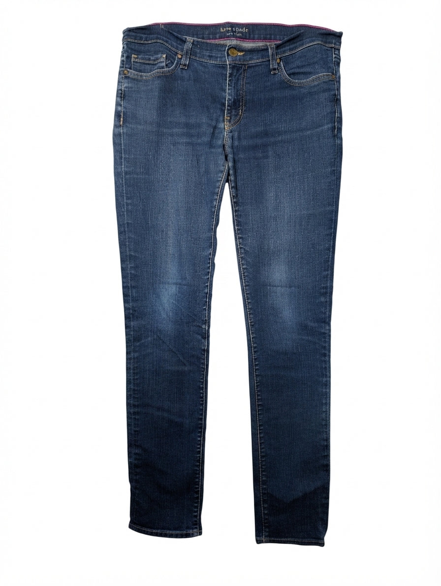 Kate Spade New York Broome Street Skinny Jeans Dark Wash Size 30 - Image 1