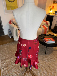 ASOS Red Floral Mini Skirt - Image 5
