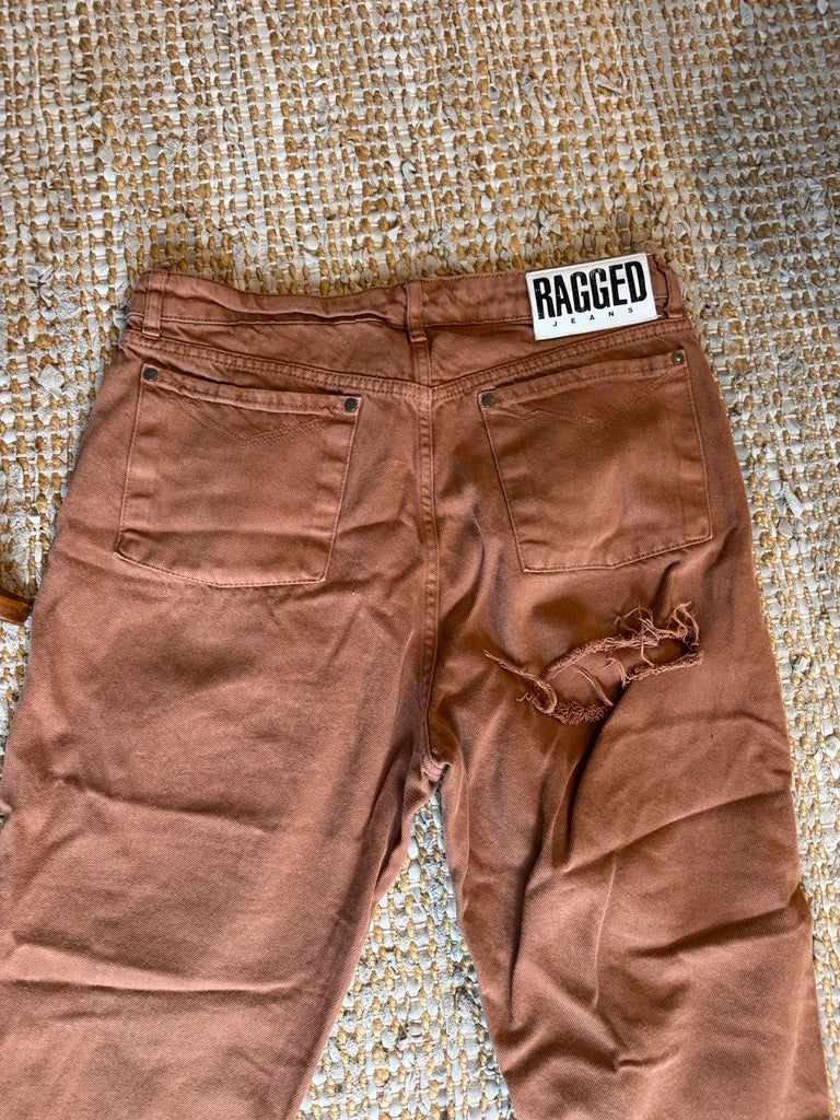 Ragged Jeans Men's Brown Denim Jeans Size 34 - Image 5