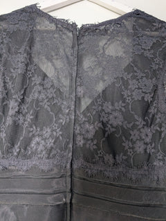Flirt by Mr K Tiered Cocktail Dress Black Size 16 - Image 5