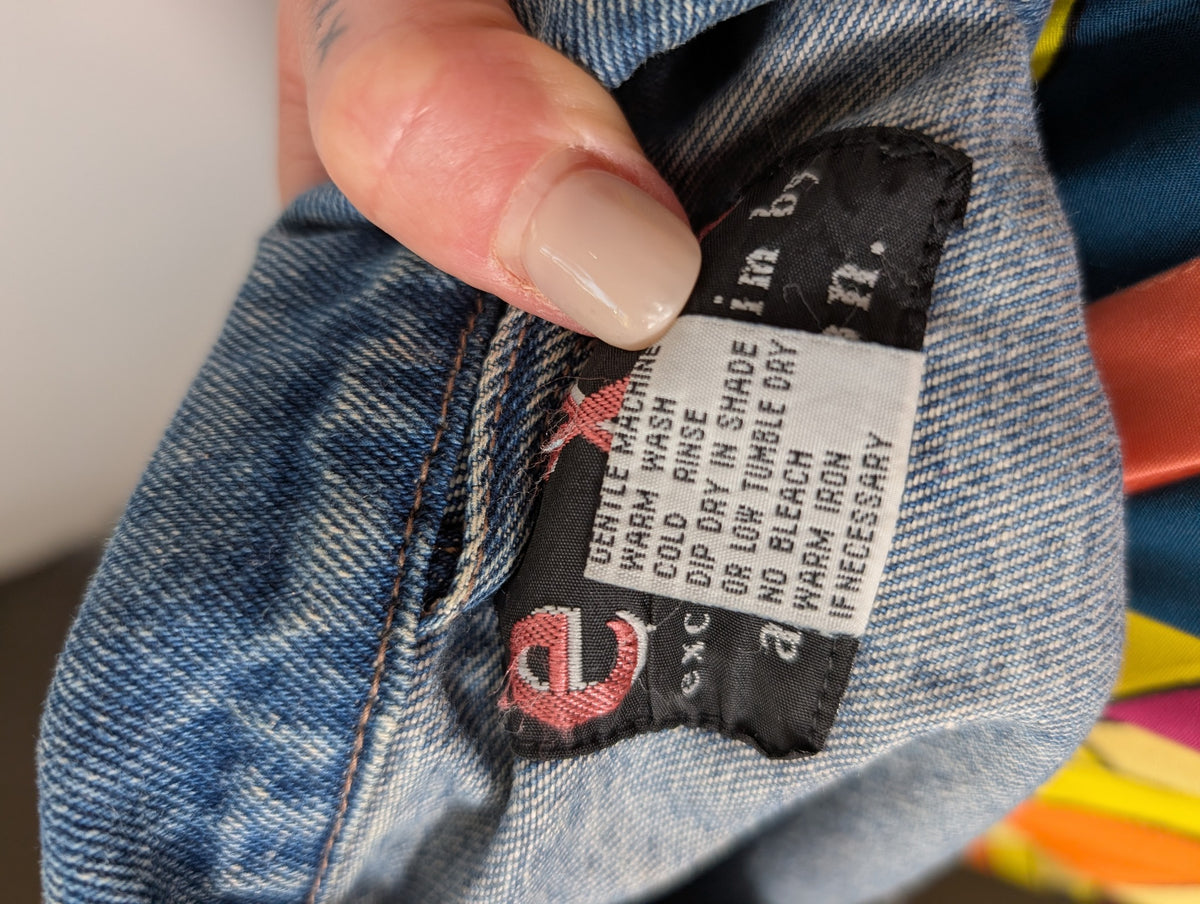 Exo Denim Jacket - Classic Blue Cotton Button-Front - Image 7