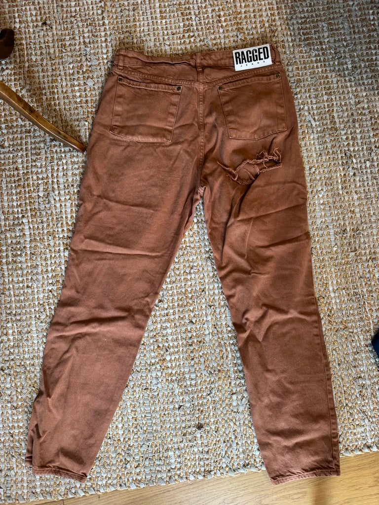 Ragged Jeans Men's Brown Denim Jeans Size 34 - Image 6
