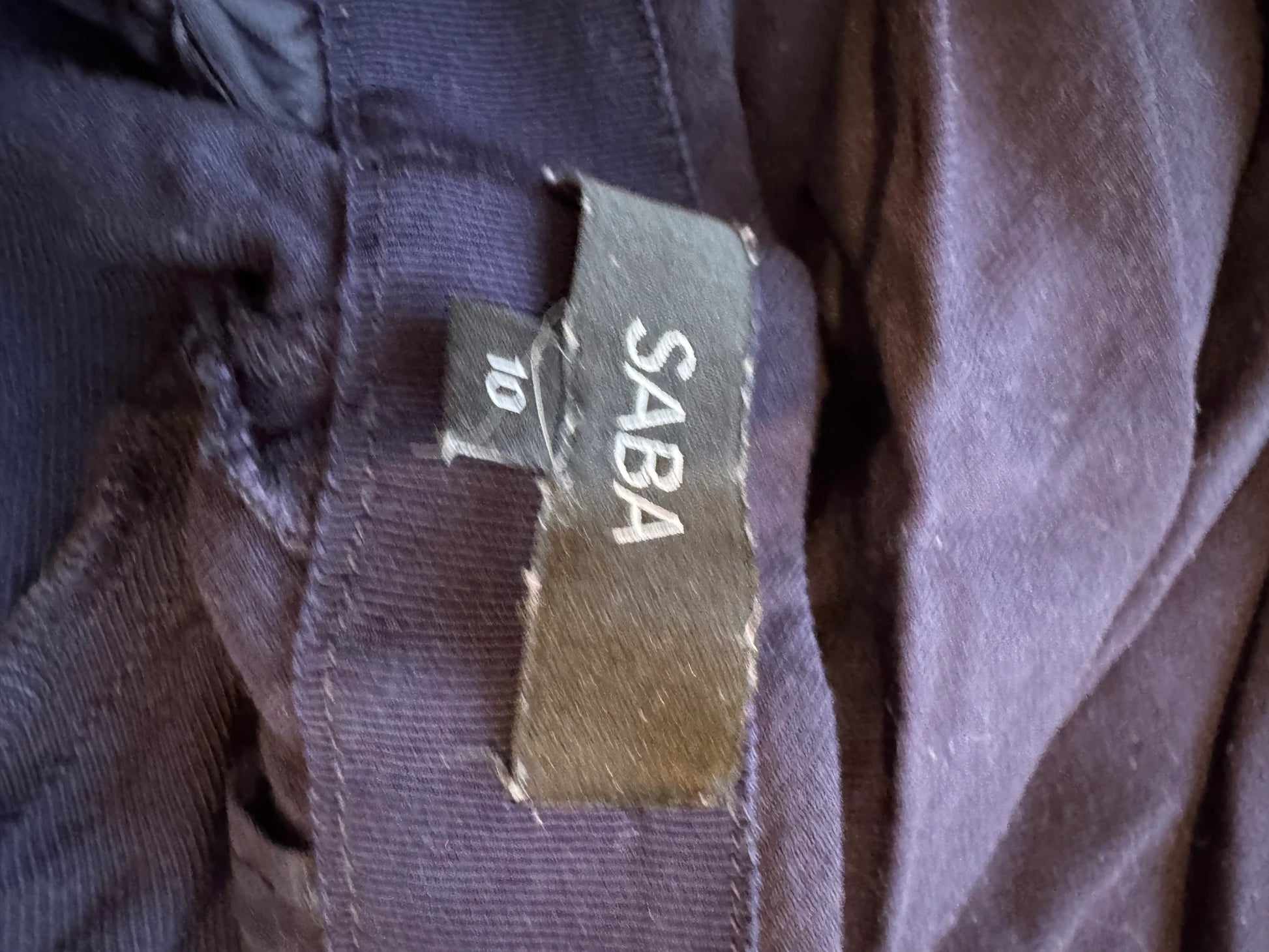 SABA Navy Blue Viscose Trousers - Image 7