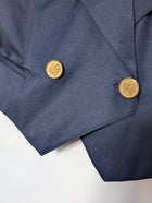Adieu Cropped Blazer Jacket Navy Blue Size 9 - Image 2
