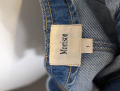 Morrison Denim Button-Front Midi Dress Blue Size 1 - Image 5