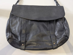 Oroton Leather Handbag Black Classic Crossbody - Image 8