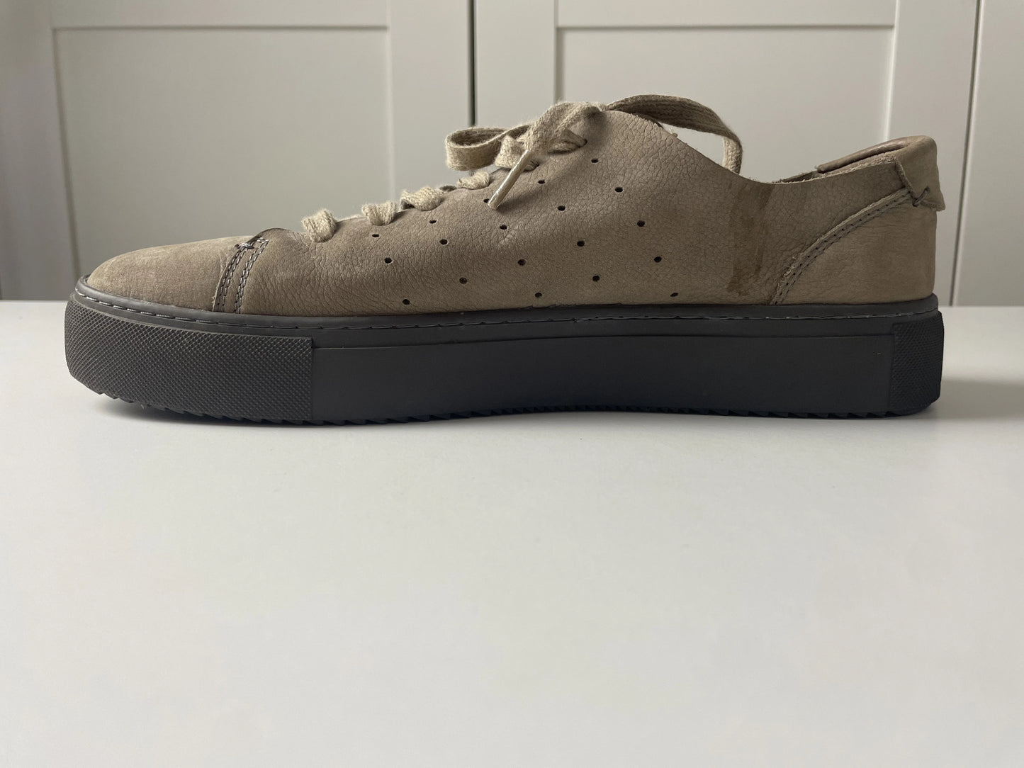 Brando Beige Suede Sneakers - Image 3