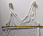 Jac+Jack White Ribbed V-Neck Tank Top - Image 4