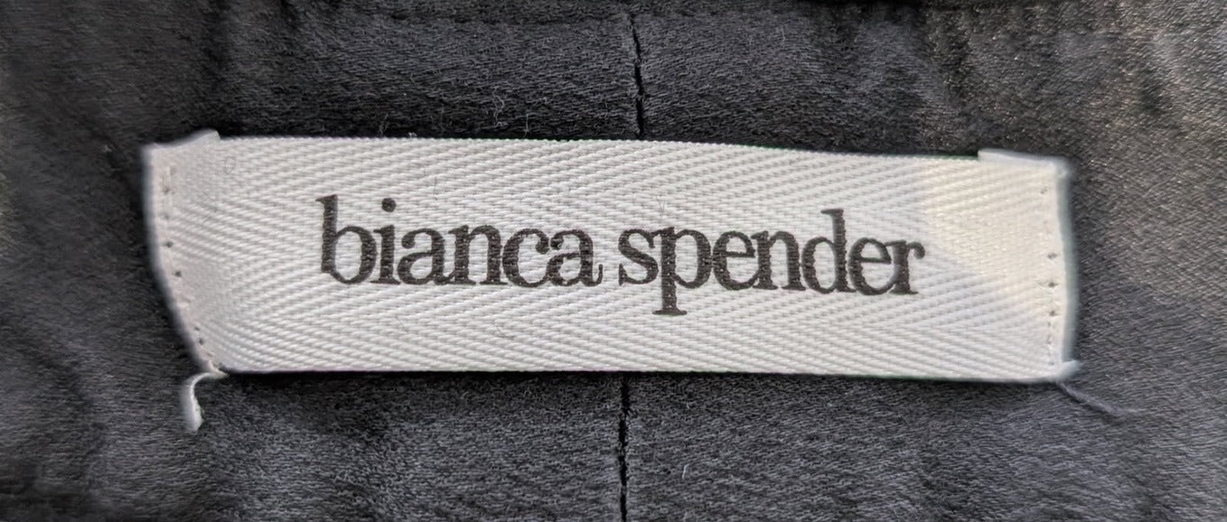 Bianca Spender Viscose Silk Blend Skirt - Black & White Print - Image 7