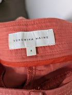 Veronika Maine Trousers Rust Orange Size 8 - Image 7