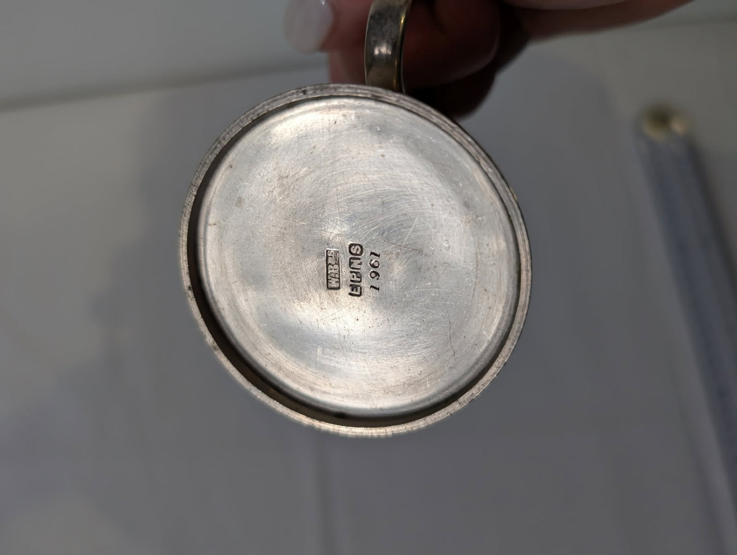 Vintage W.B.S. EPNS Silver Plated Creamer Pitcher - Image 4