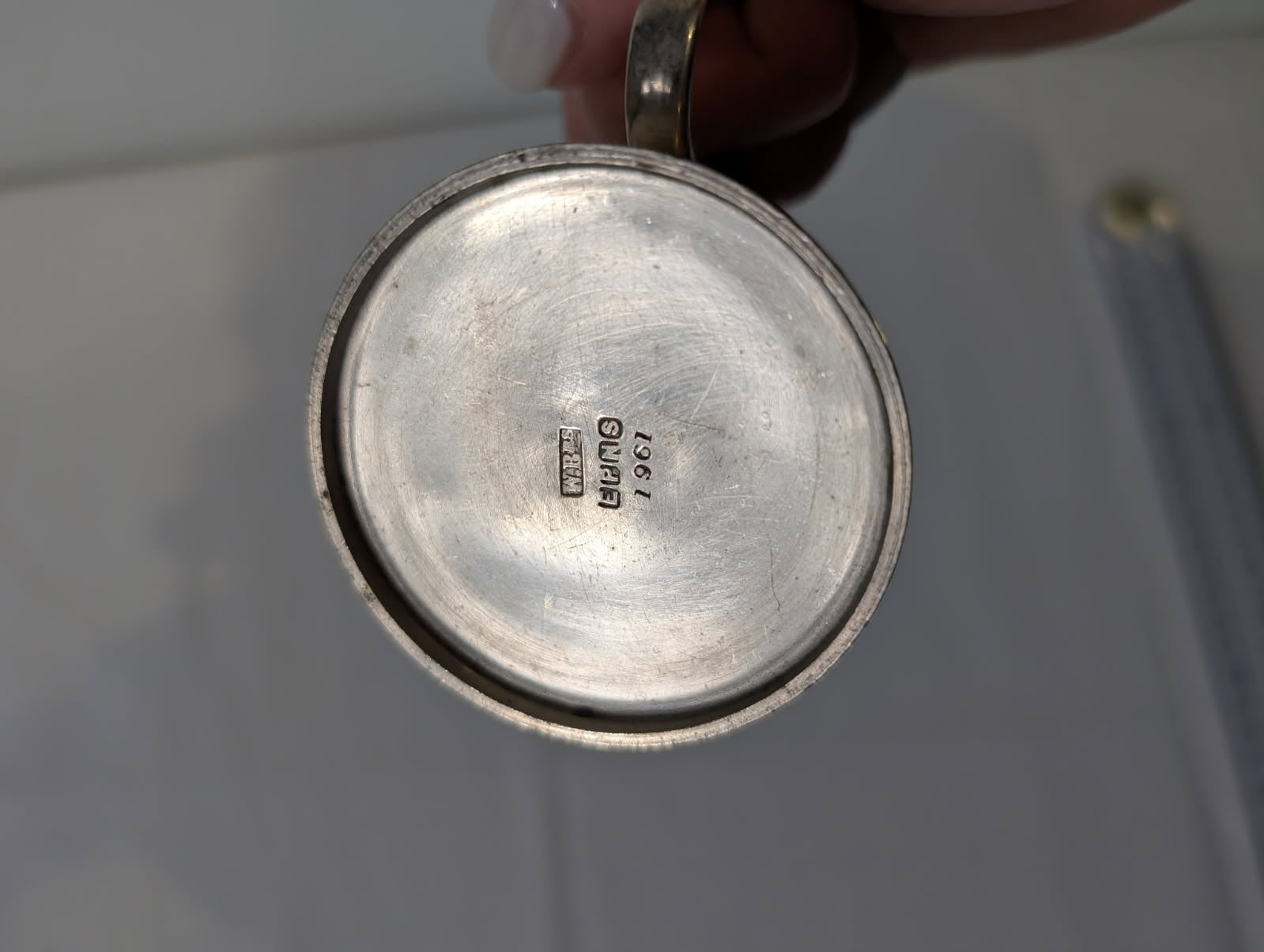 Vintage W.B.S. EPNS Silver Plated Creamer Pitcher - Image 4
