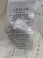 Joslin Studio Broderie Anglaise Button-Down Shirt White Women's AU 6 - Image 7