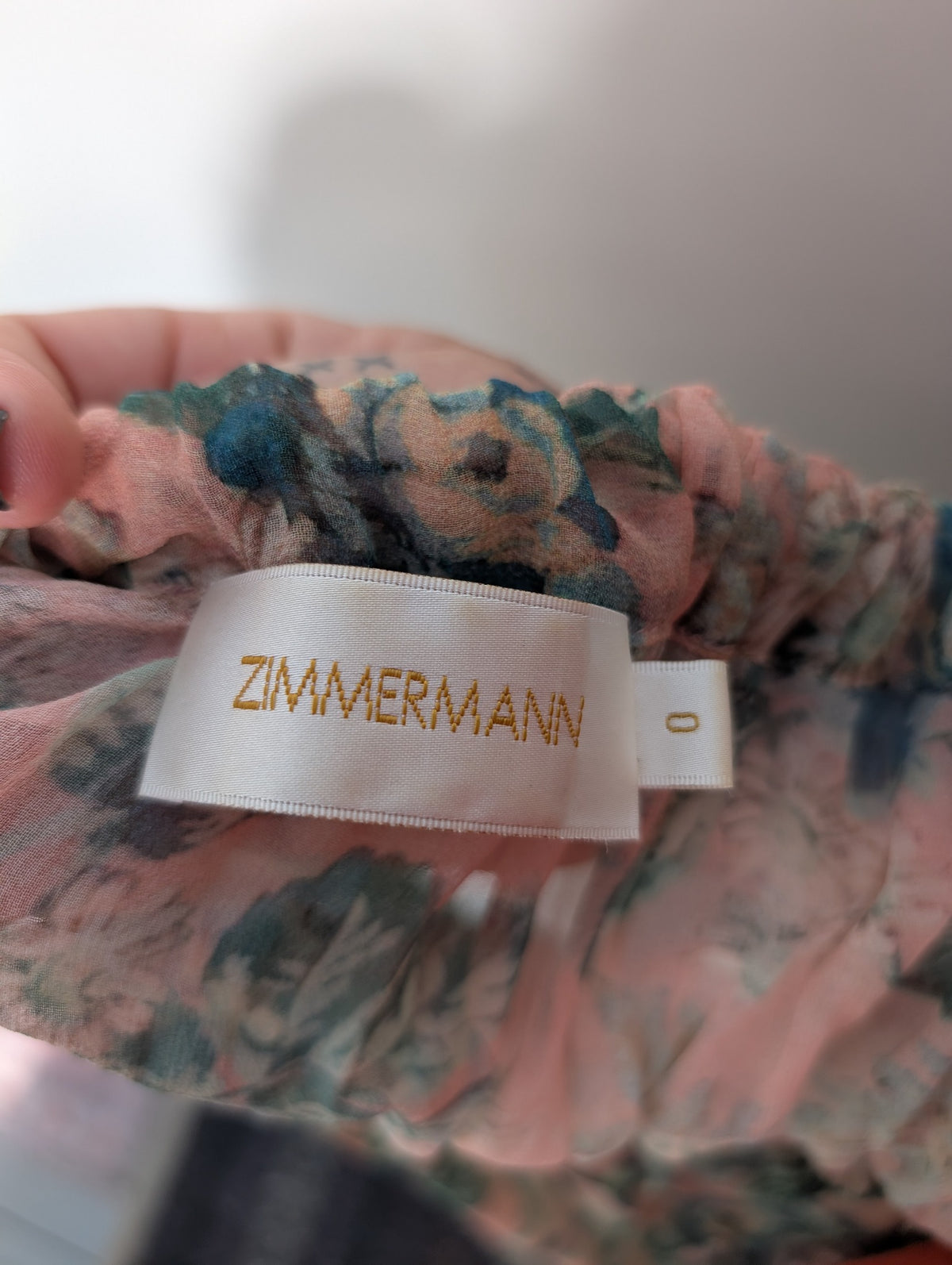 Zimmermann Floral Silk Slip Dress and Duster Robe Set Pink Size 0 - Image 7