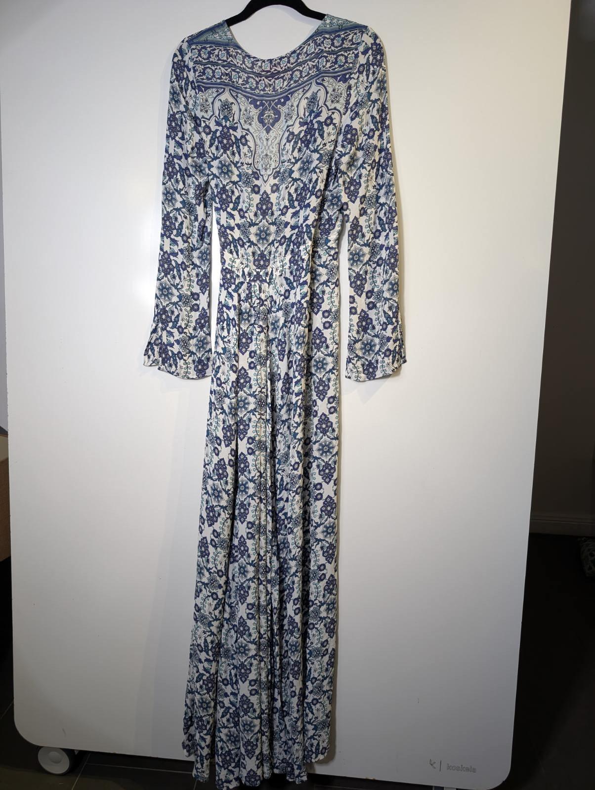 Tigerlily Wrap Maxi Dress Blue Floral Women's AU 8 - Image 7