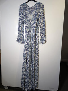 Tigerlily Wrap Maxi Dress Blue Floral Women's AU 8 - Image 7