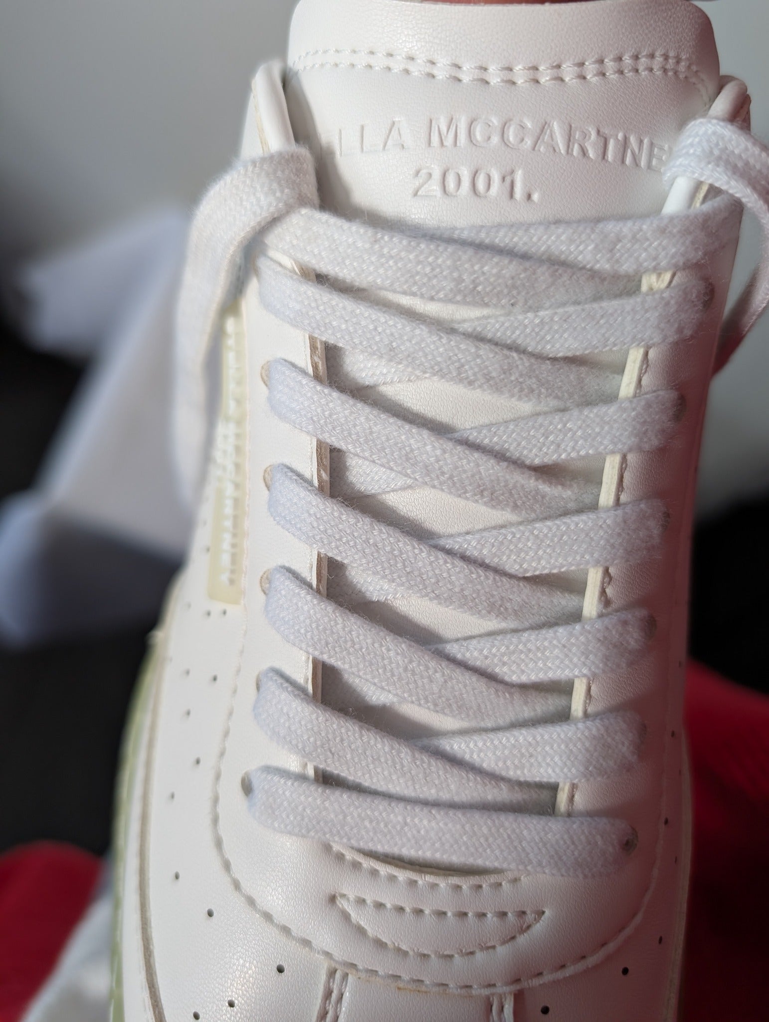Stella McCartney 2001 Sneakers White Leather EU 41 - Image 7