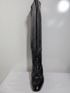 Umberto Romagnoli Knee-High Leather Boots Black Women's EU 38.5 - Image 7