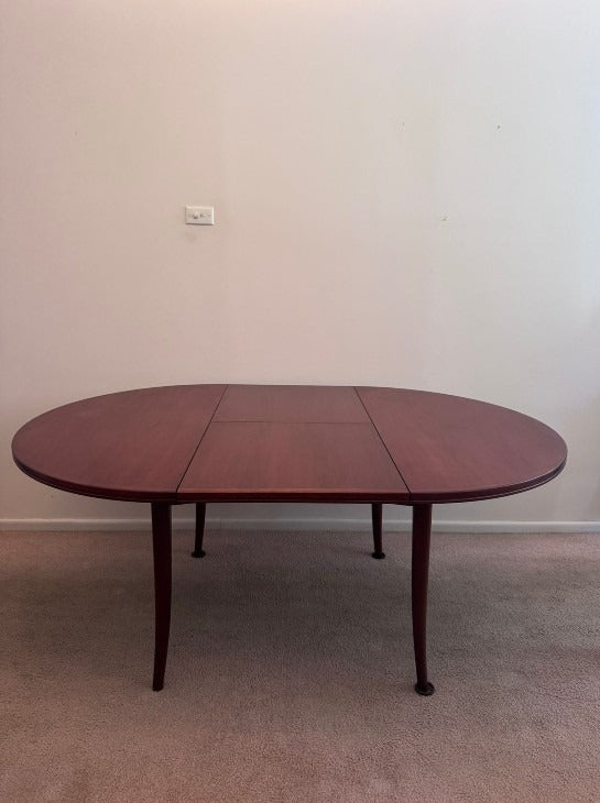  Authentic Parker  Mid-Century Modern Dining Table & Chairs Set Walnut Extension - Image 7