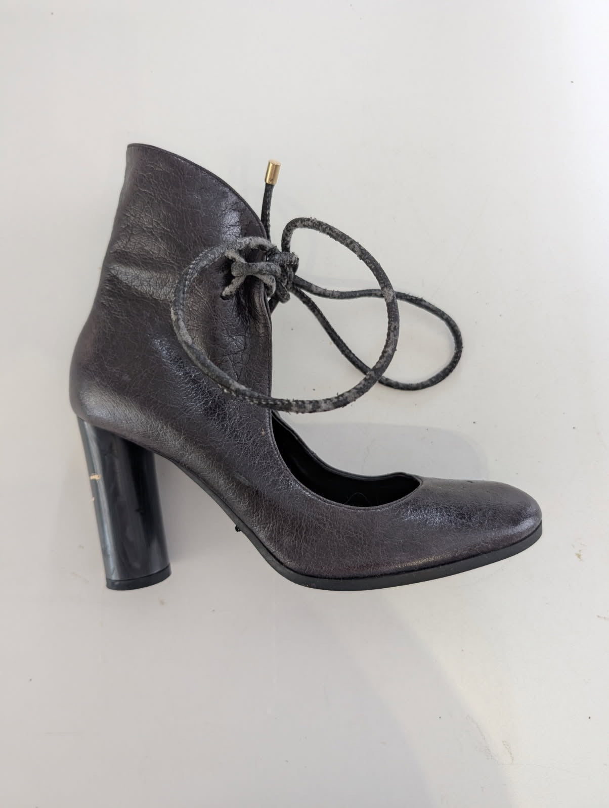 Stella McCartney Lace-Up Ankle Boots - Black EU 38.5 - Image 7