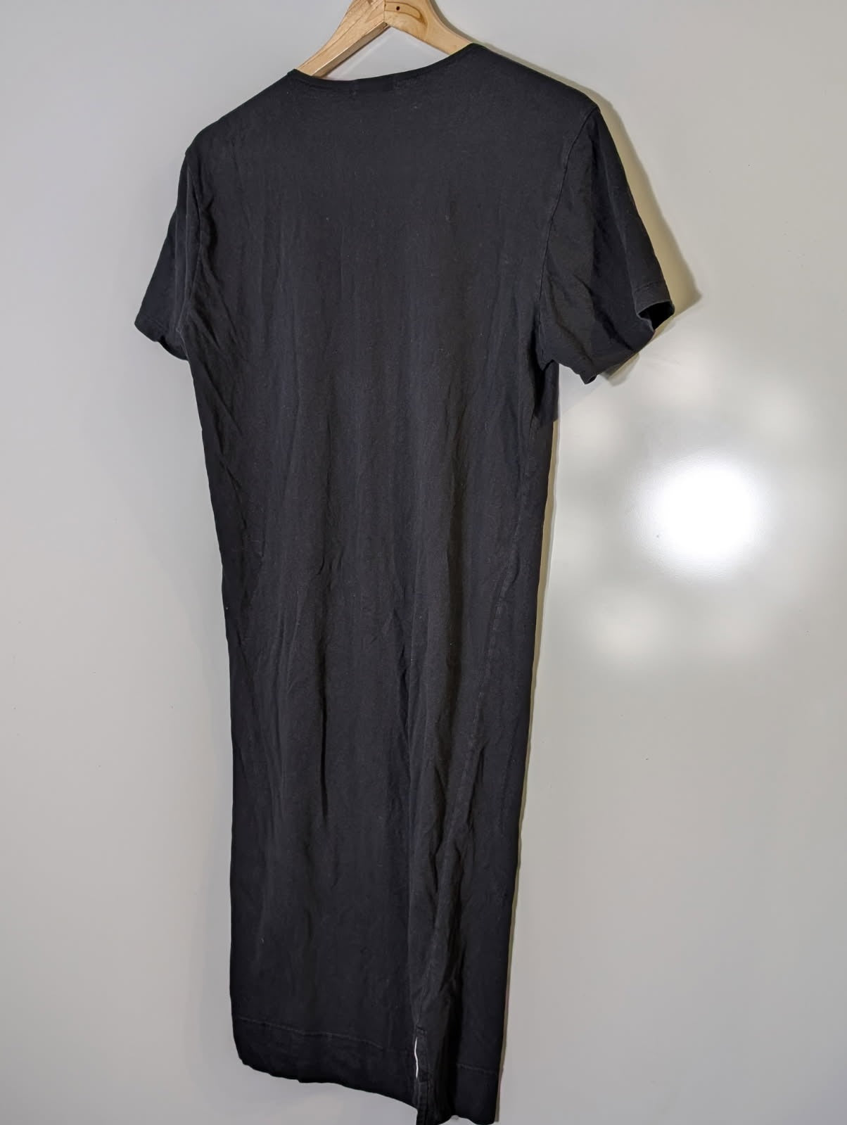 Bassike Black Organic Cotton T-Shirt Dress - Size XS - Image 7