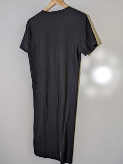 Bassike Black Organic Cotton T-Shirt Dress - Size XS - Image 7