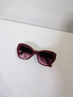 ALDO Cat Eye Sunglasses Burgundy - Image 4