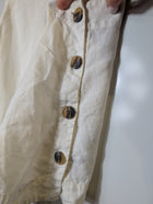 Whistles Linen Blend High Neck Tank Top White Women's UK 10 - Image 8