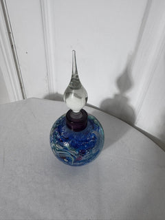 Ogishi Mizuno Studio Glass Perfume Bottle Art Glass Signed Murano Style  - Image 2