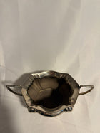 Vintage Silver-Plated Sugar Bowl Two-Handled Scalloped Edge - Image 7