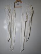 ATOIR The Barbados Top White Puff Sleeve Tie-Front Blouse AU 8 - Image 1