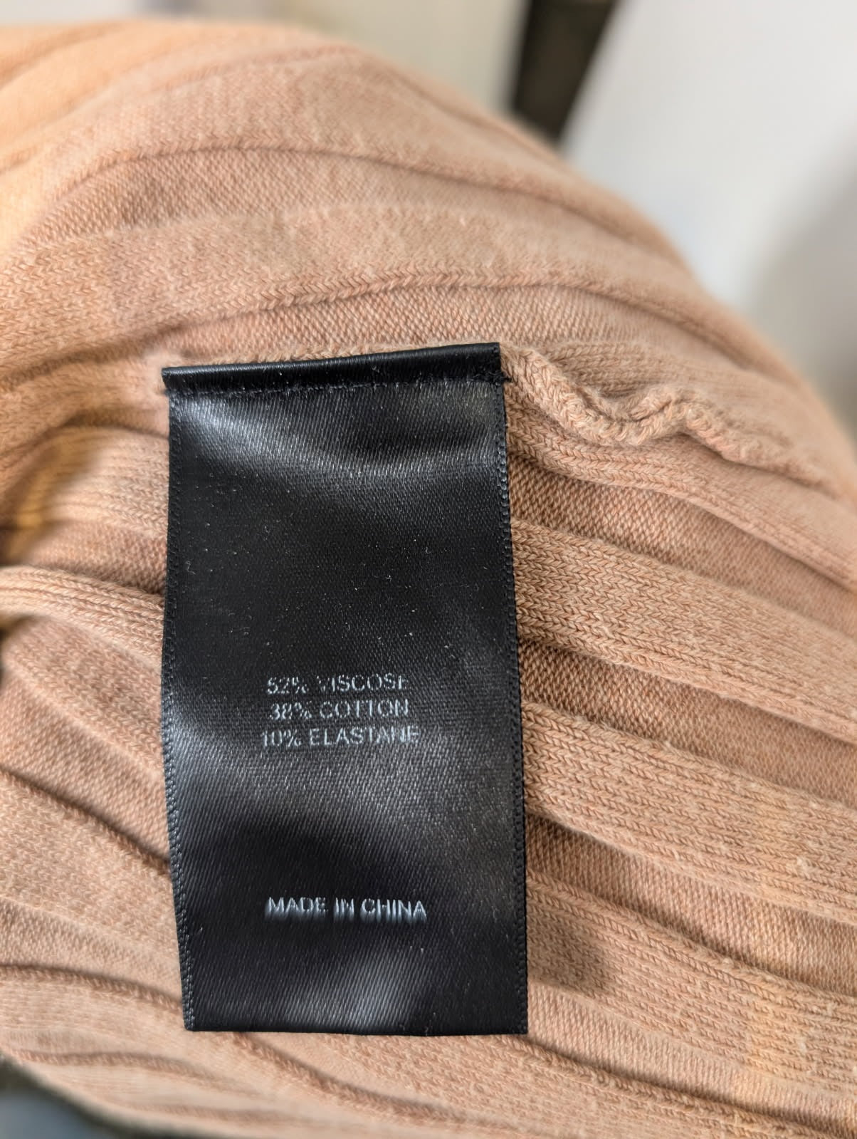 Aje Ribbed Knit Tank Top Tan Size M - Image 7