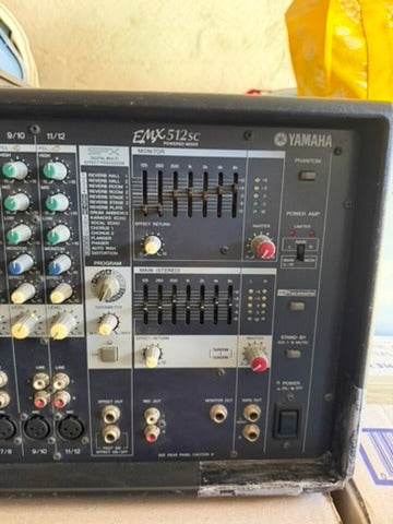 Yamaha EMX512SC Powered Mixer Professional Audio Console - Image 7