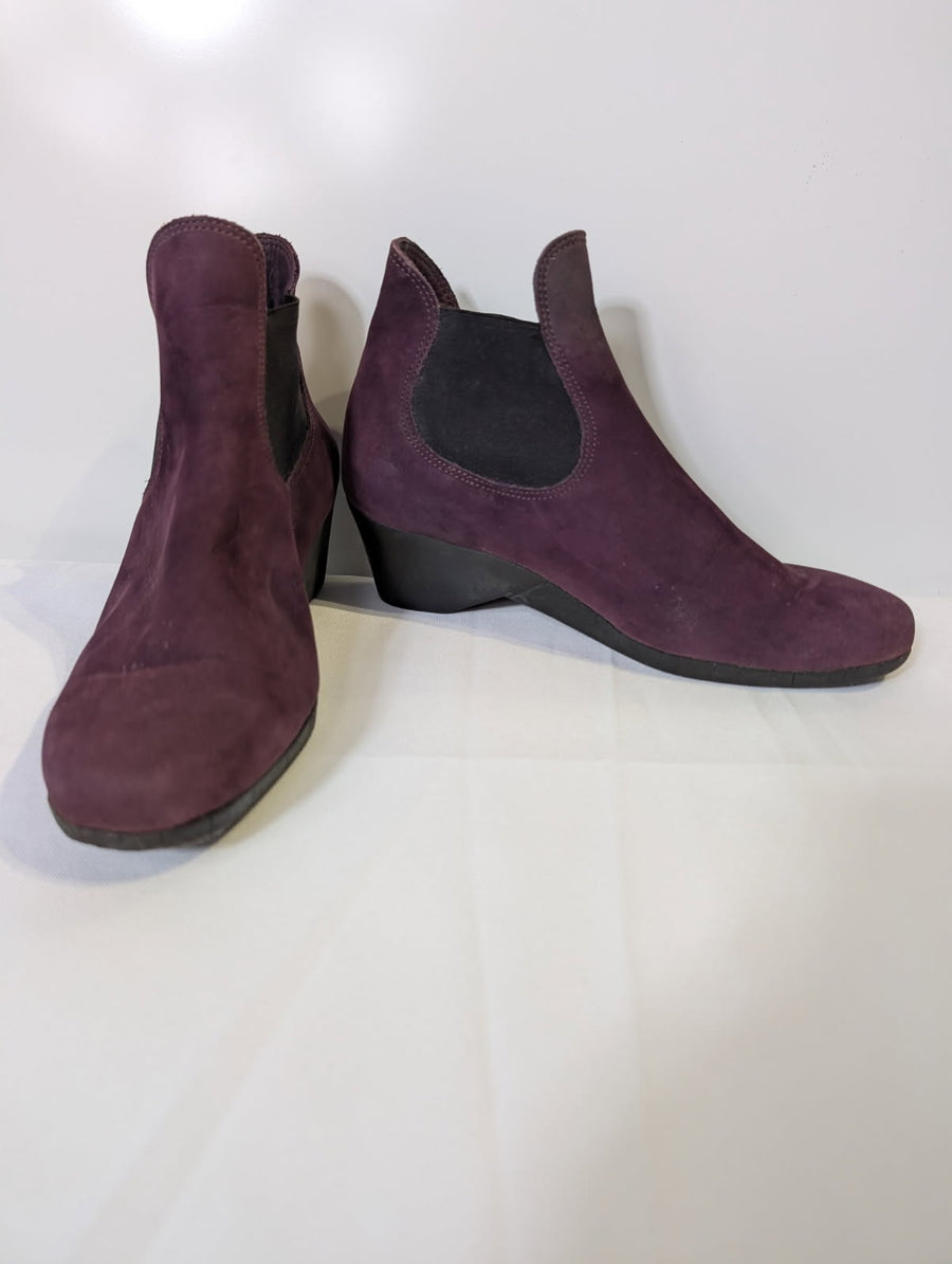 Arche Chelsea Boots - Burgundy Suede Women's EU 37 - Image 1