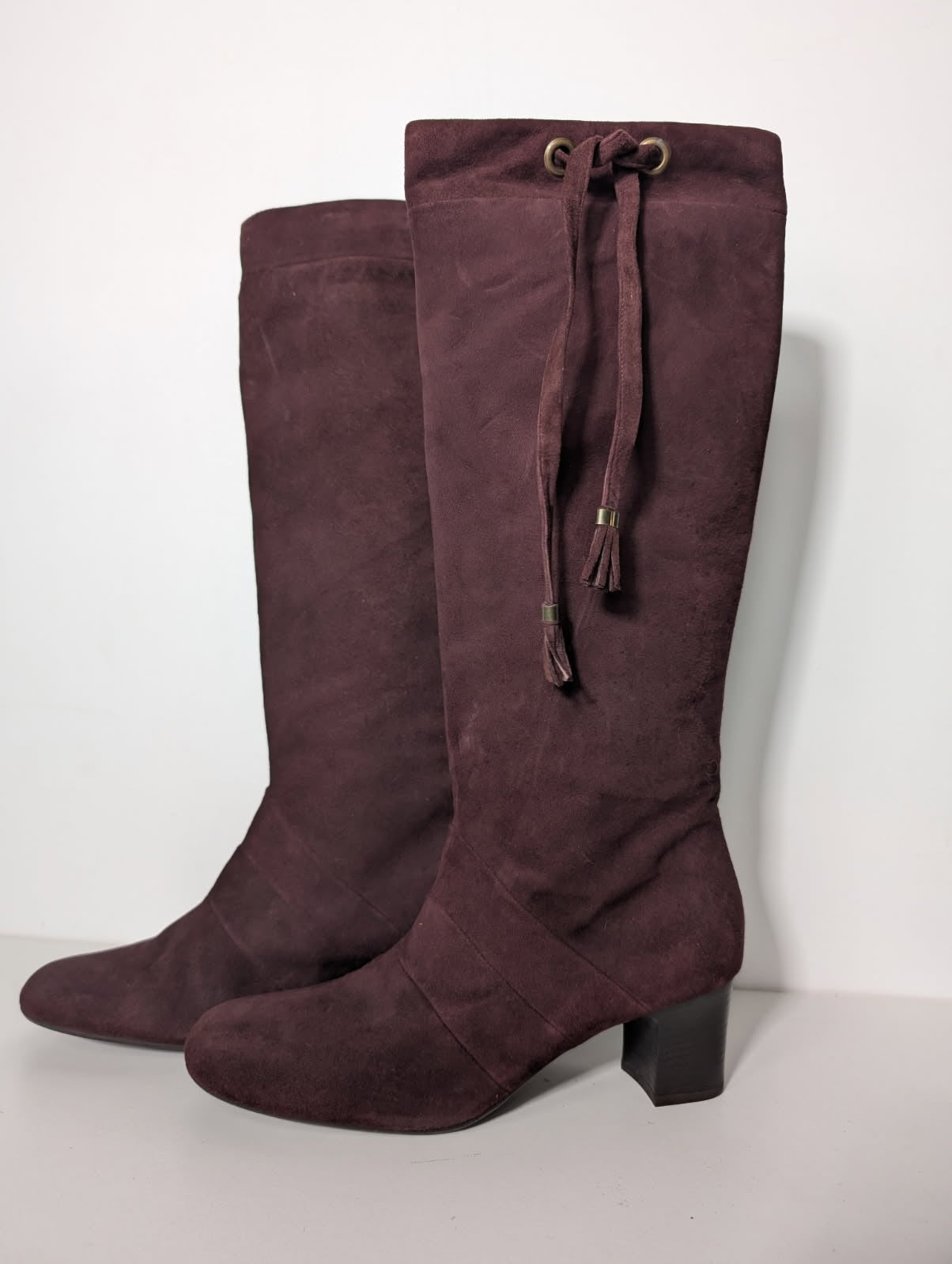 Scanlan & Theodore Suede Knee High Boots - Made In Italy - EU 38 - Image 7