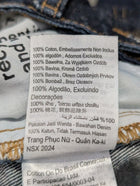 Cotton On Women's Dark Wash Denim Mini Skirt - Size 30 - Image 7