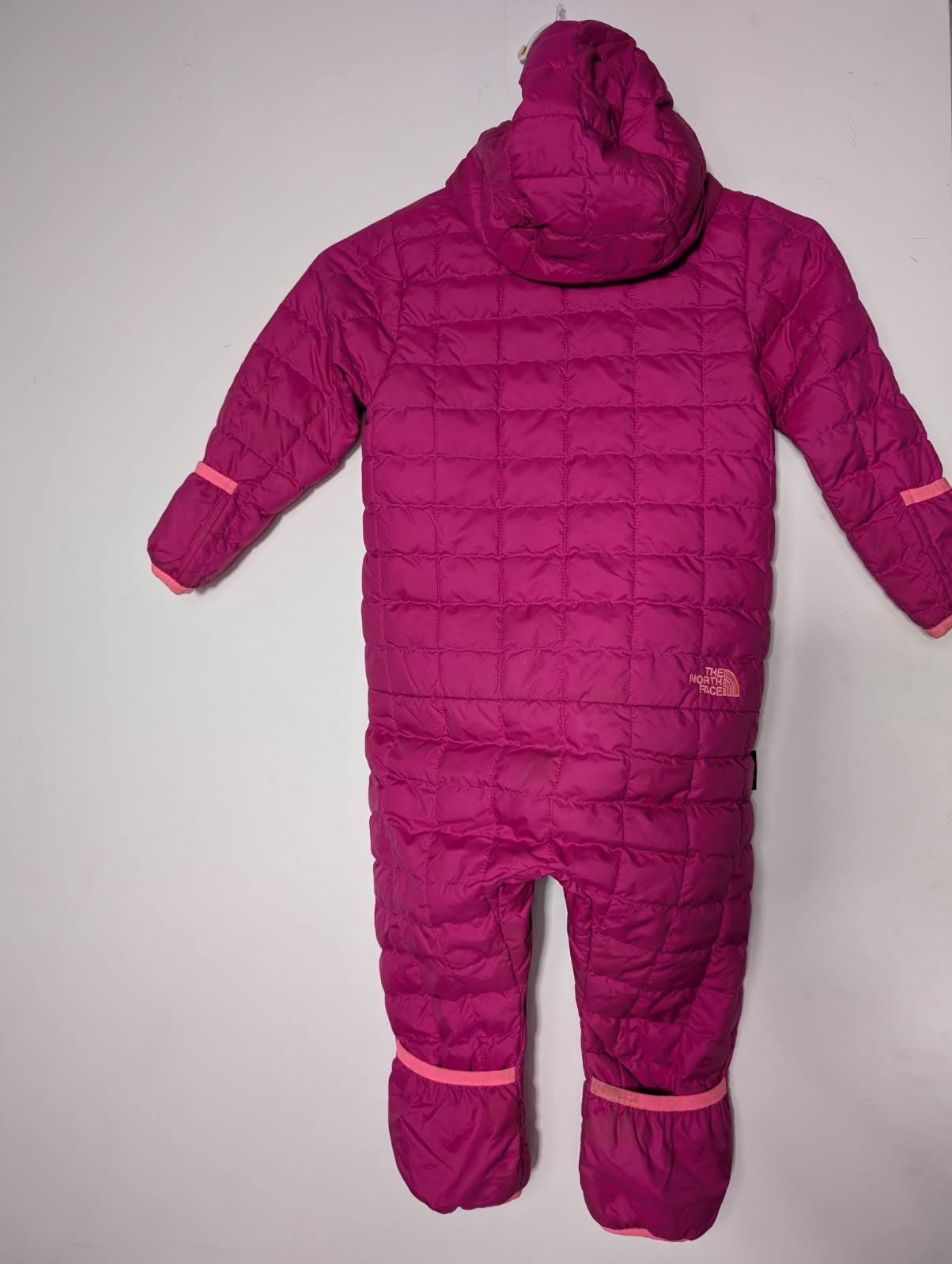 The North Face Infant ThermoBall Hooded Bunting Suit - Pink 18-24M - Image 7