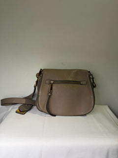 Marc Jacobs Recruit Nomad Crossbody Bag Taupe Leather - Image 7