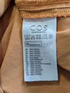 COS Oversized Long Sleeve Collared Shirt Mustard Yellow - Image 4