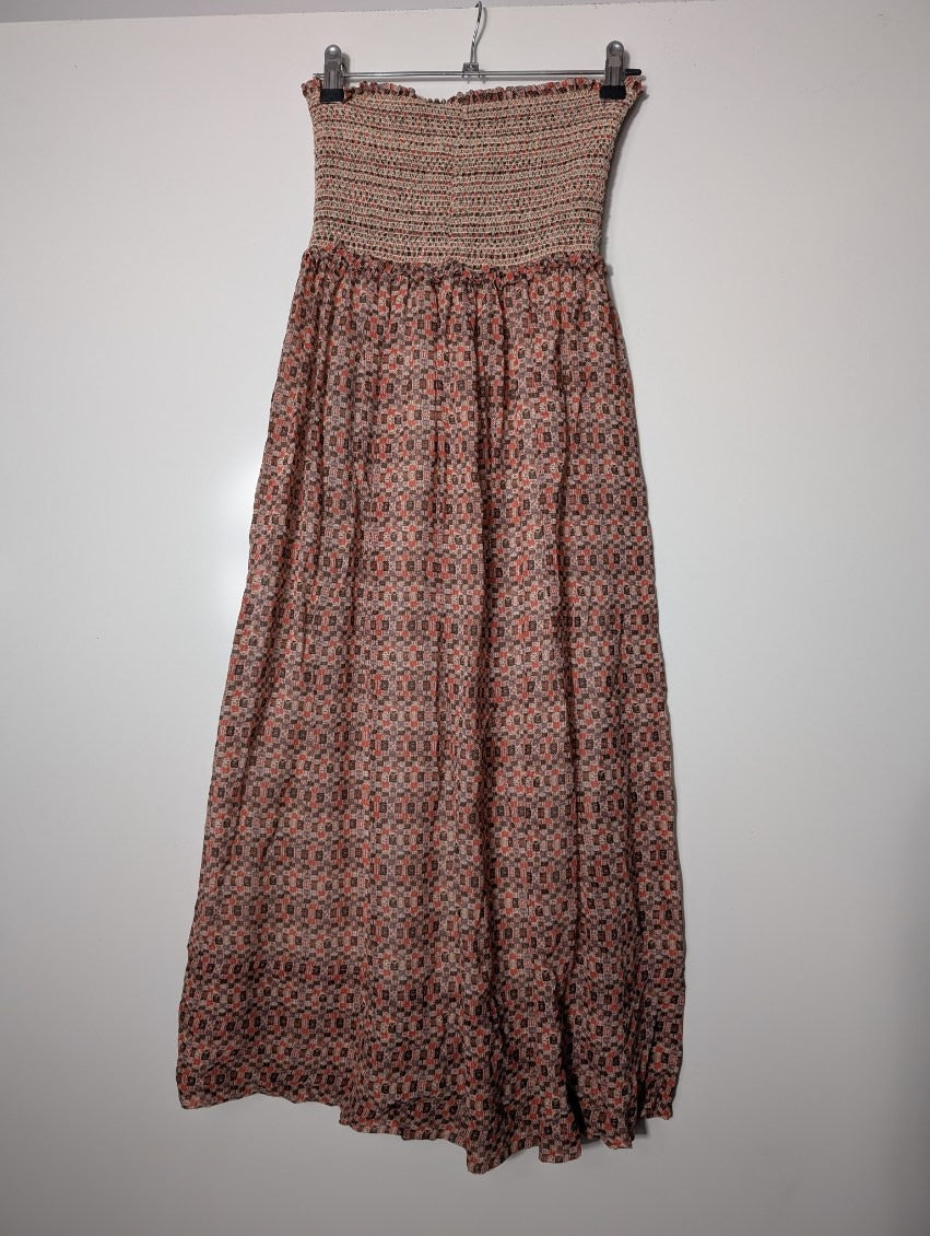 Isabel Marant Silk Maxi Dress - Smocked Tube Top - Size 34 - Image 7