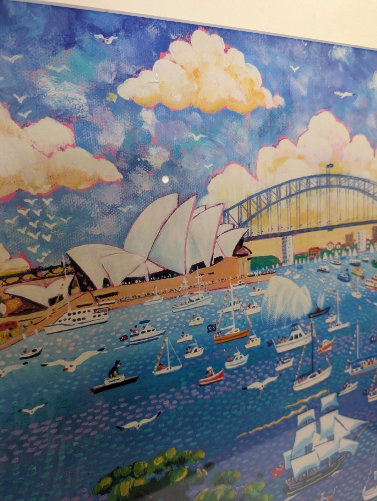 Narelle Wildman Sydney Harbour Framed Art Print Signed & Authenticated - Image 7
