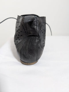 Urge Leather Cutout Ankle Boots Black EU 40 - Image 7