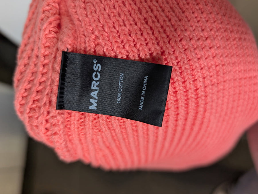 Marcs Kala Rib Knit Cardigan Coral Pink Women's XS - Image 7