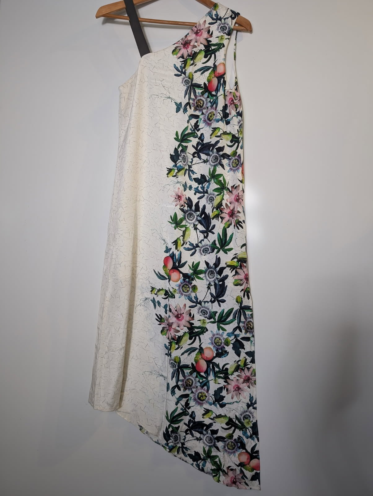 Ginger & Smart Silk Passionflower One-Shoulder Midi Dress - Image 7