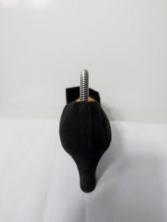 Prada Suede Fringed Kiltie Heeled Loafers Black EU 37 - Image 3