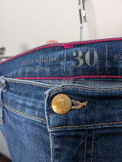 Kate Spade New York Broome Street Skinny Jeans Dark Wash Size 30 - Image 4