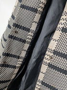 Mango Textured Coat Black and White Checkered XS - Image 7