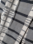 Mango Textured Coat Black and White Checkered XS - Image 8